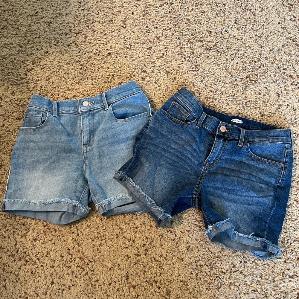 Denim shorts